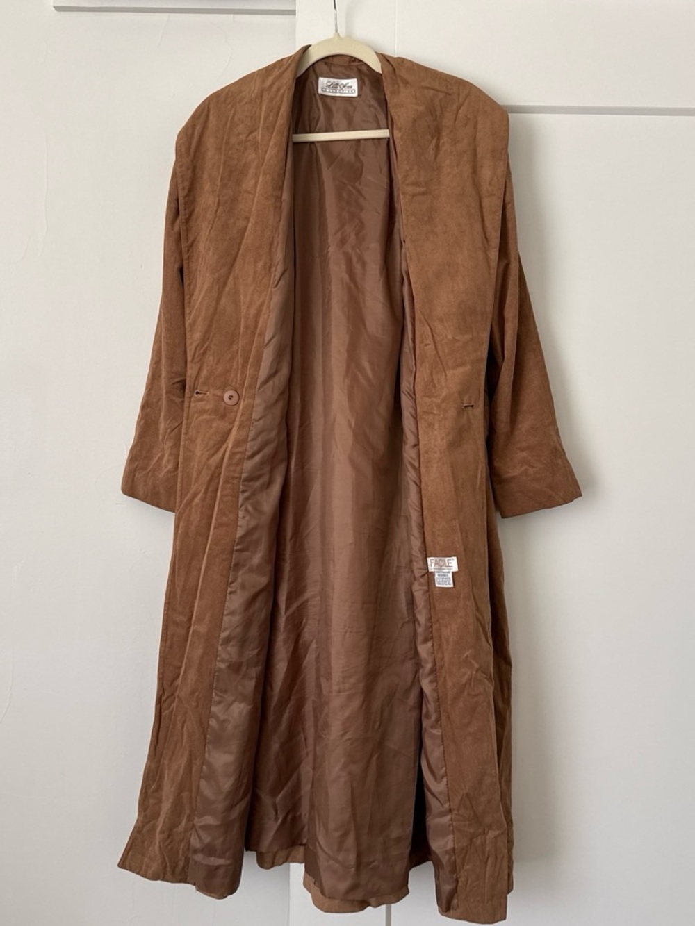 Vintage Brown Trench Coat by LOFT